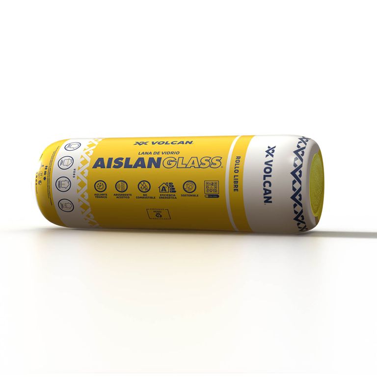 Lana de vidrio R122 libre 50mm 0,6x10m 1 rollo