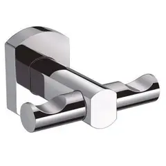 BRIGGS - Gancho doble 7,6x7,4x5 cm latón cromado