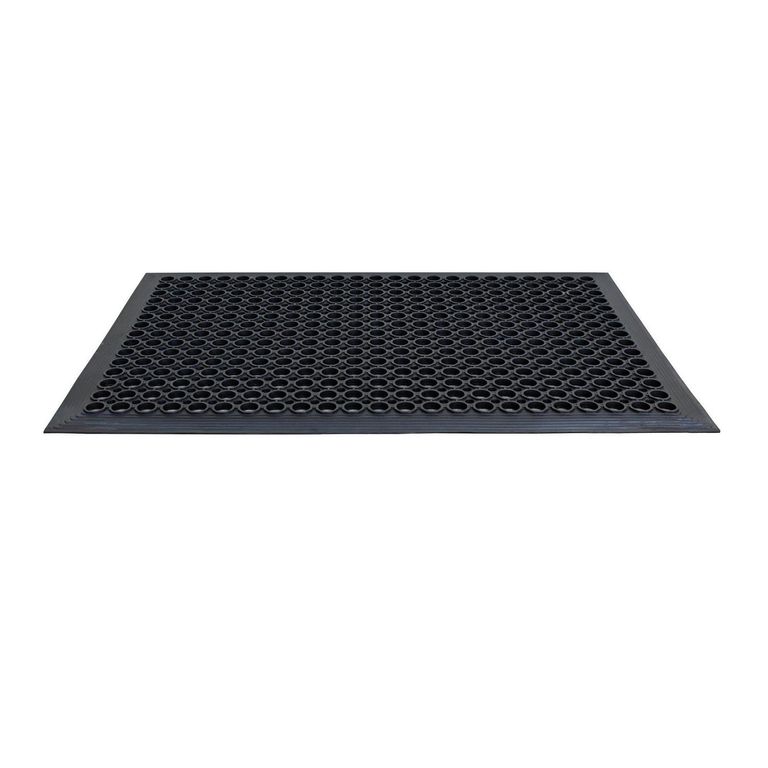 Piso 61x91 cm Goma Negro