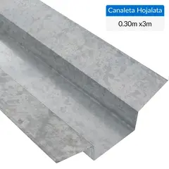 COYAHUE - 0.30x3 m Canal Limaholla Hojalata