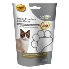 KIBOO PETS - Snack gato sandwich pollo/pescado