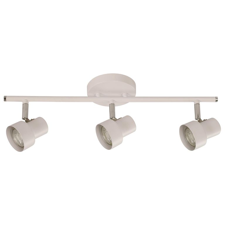 Barra Led 3 Luces Acero Blanco