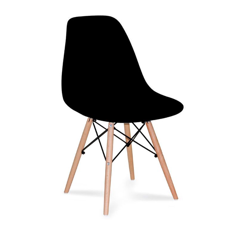 Silla Comedor Diseño Home Negro 81x46x42 cm