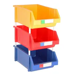 AUTORODEC - Pack 3 Cajas Organizadoras 30x17.5x45 cm 50 l Multicolor