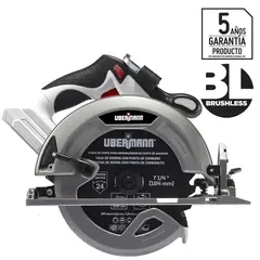 UBERMANN - Sierra circular inalámbrica 7 1/4" 20V sin batería