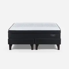 ROSEN - Box Spring Base Dividida Tempo 2 plazas Grafito