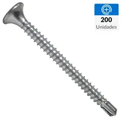 MAMUT - Tornillo Autoperforante Cabeza Phillips Yeso-Cartón 1-5/8 " 6 mm 200 unidad(es)