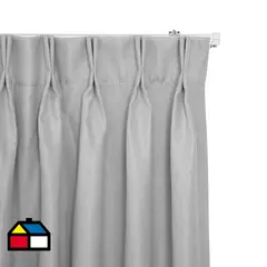 JUST HOME COLLECTION - Cortina Tela SunOut Gris/Plata Ancho 251 cma300 cm Alto 75 cma240 cm