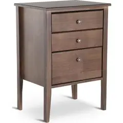 ROSEN - Velador 3 Cajón(es) Issey 37x70x49 cm Visón