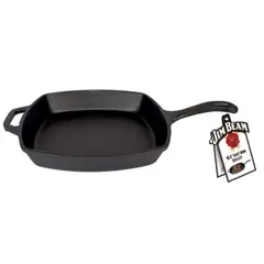 JIM BEAM - Plancha Cuadrada Fierro Negro