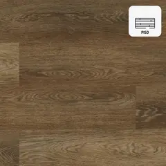 KLIPEN - Piso Vinílico 5.2 mm 18x122 cm Milan Brown café 2.19 m2