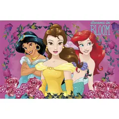DISNEY - Alfombra Princesas bloom 80x120 cm