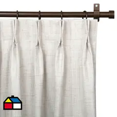 JUST HOME COLLECTION - Cortina Tela Blackout Beige Ancho 241a260cm Alto 251a300cm