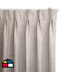 JUST HOME COLLECTION - Cortina Tela Blackout Arena Ancho 301a350 cm alto 75 a240 cm