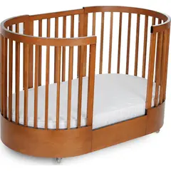 KIDSCOOL - Cuna progresiva 75,4x81,4x153 cm miel