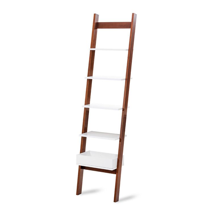 Estante Sognare MDF 6 Nivel(es) 42x166x38 cm Café/Blanco