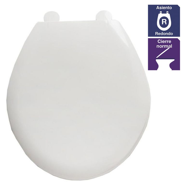 Asiento WC Standard Plus Blanco