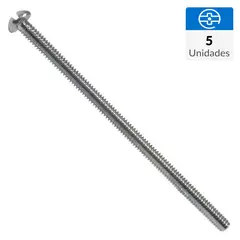 FIXSER - Perno cocina redondo 1/8"x2" 5 unidades