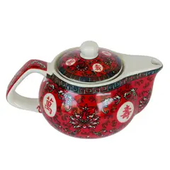 SOHOGAR - Tetera 250 ml Color Rojo para Té e Infusiones