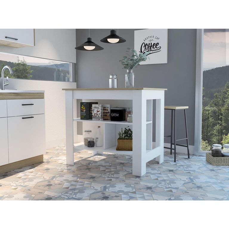 TUHOME Mesa de cocina 70x103x90 cm