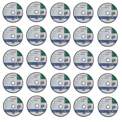 BOSCH - Pack 25 Discos De Corte 7” 1.6Mm Metal Inoxidable