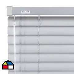 FLEXALUM - Persiana Aluminio Ancho Ancho 121a130cm Alto 201a220cm