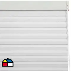 FLEXALUM - Cortina Blackout Blanco Ancho 341a370cm Alto 61a80cm