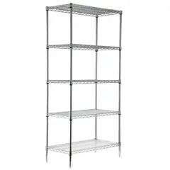 OLYMPIC - Estante 5 Nivel(es) 91x188x46 cm Plateado