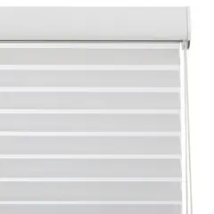 FLEXALUM - Enrollable Nantucket Blackout Blanco Ancho 121a140 cm Alto 181a200 cm