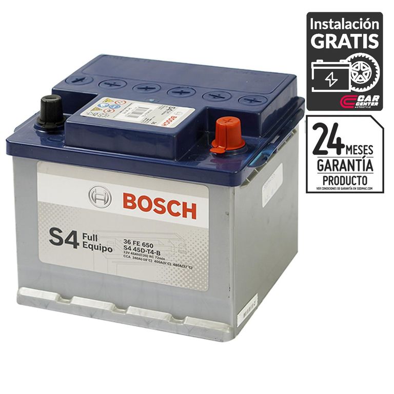 Batería de Auto 45 Ah Positivo Derecho 340 CCA