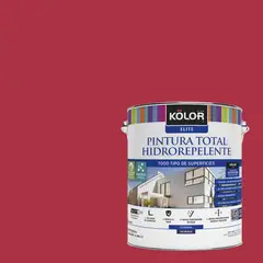 KOLOR - Esmalte al Agua Hidrorepelente 1 galón(es) Satinado Rojo Finlandia