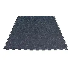 SIGNET - Piso gimnasio 6 mm 100x100 cm Negro