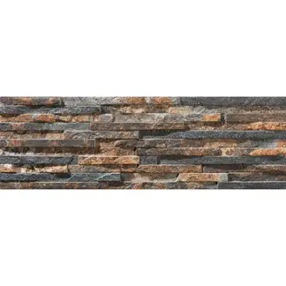 ECOCERAMIC - Porcelanato 17x52 cm BEHOBIA Cafe Oscuro 0.89 m2