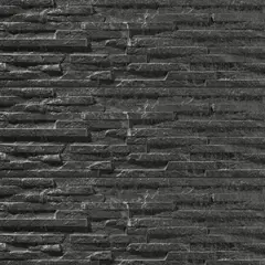 ECOCERAMIC - Porcelanato Behobia negro 17x52 cm 0,89 m2