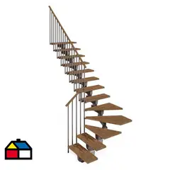 RINTAL - Escalera De paso Acero 289 cm 12 Peldaños