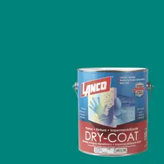 LANCO - Esmalte al Agua Impermeabilizante Satinado 1 galón(es) Verde Island Life
