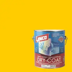 LANCO - Esmalte al Agua Impermeabilizante Mate 1 galón(es) Amarillo Dizzy Daffadil