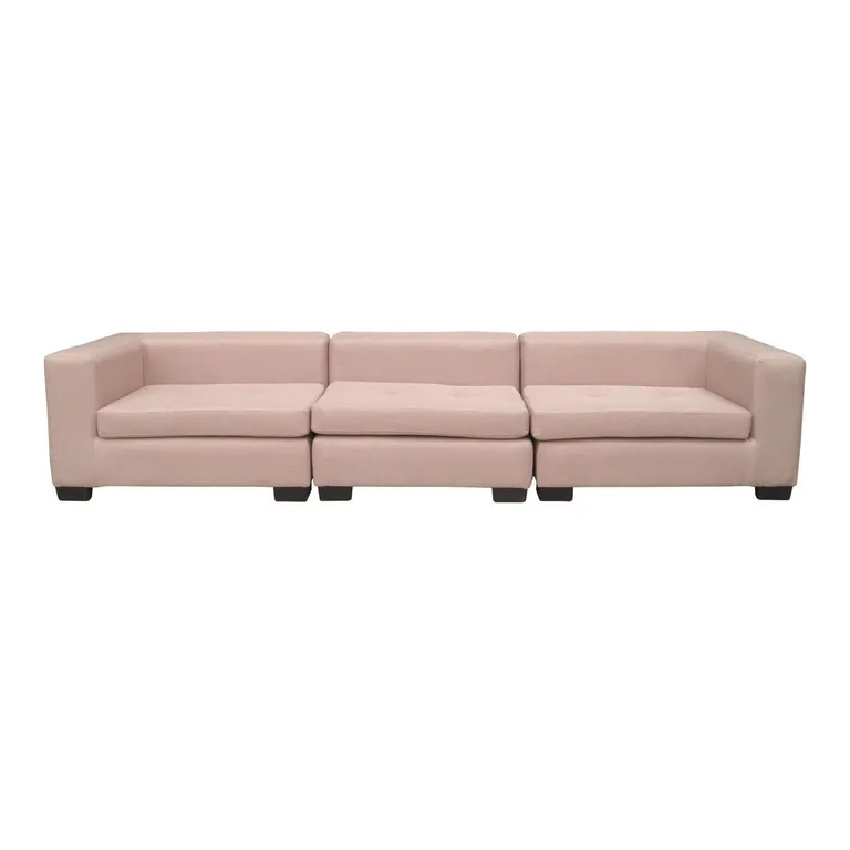 Seccional Hendaya 3 Cuerpos Chenille 220x65x85 cm