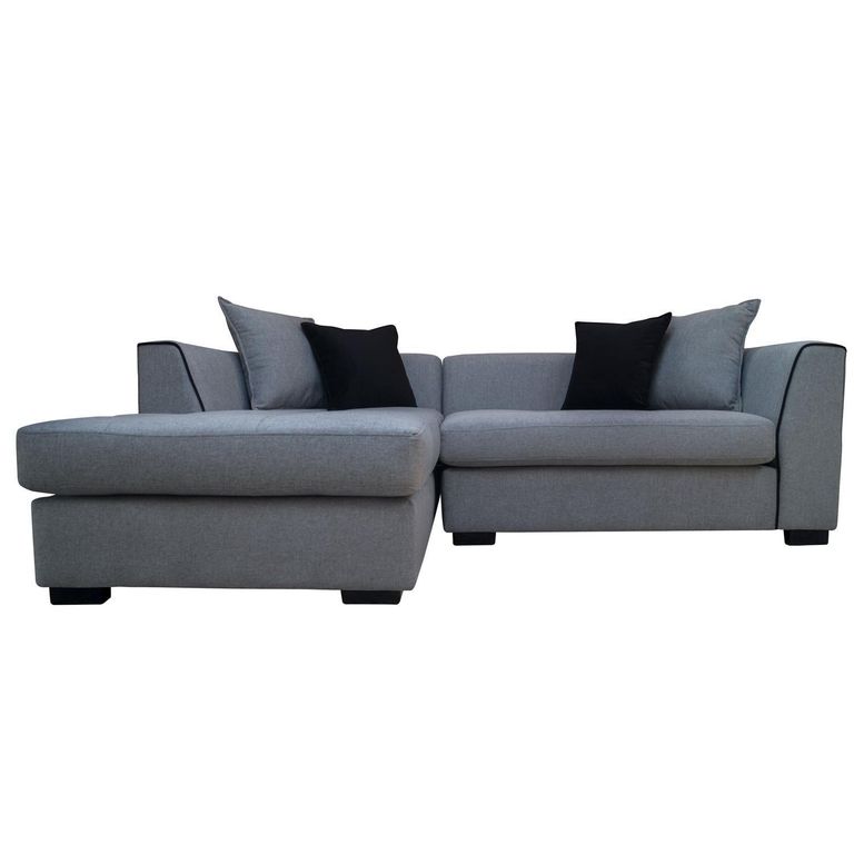 Seccional Espoz 3 Cuerpos Lino 220x70x90 cm