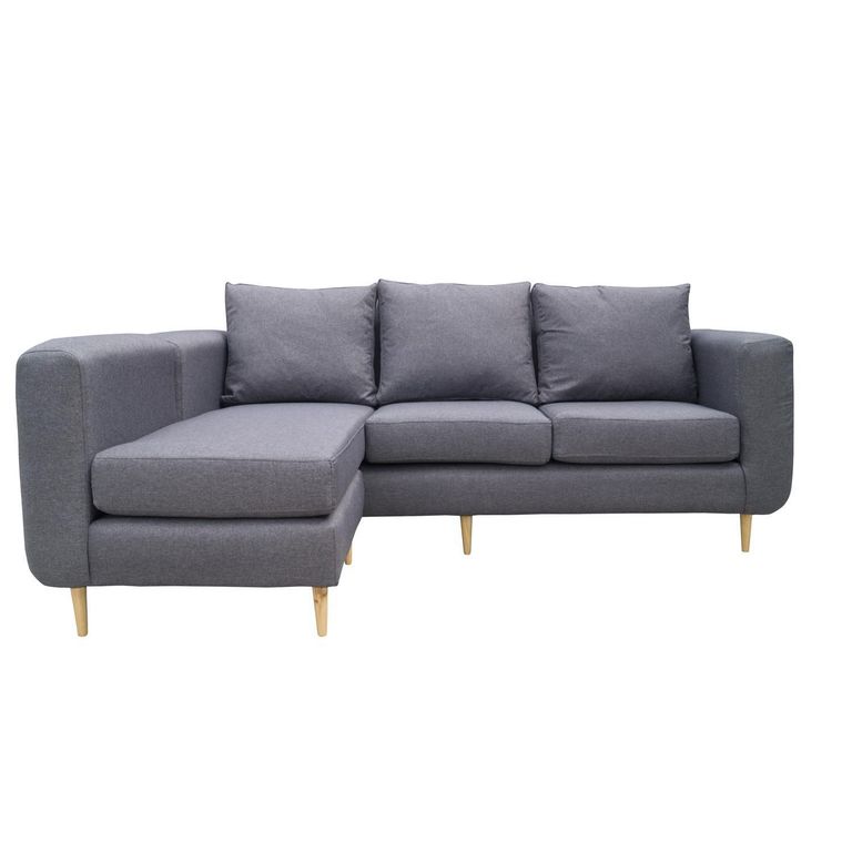 Seccional Amberes 3 Cuerpos Chenille 230x90x85 cm