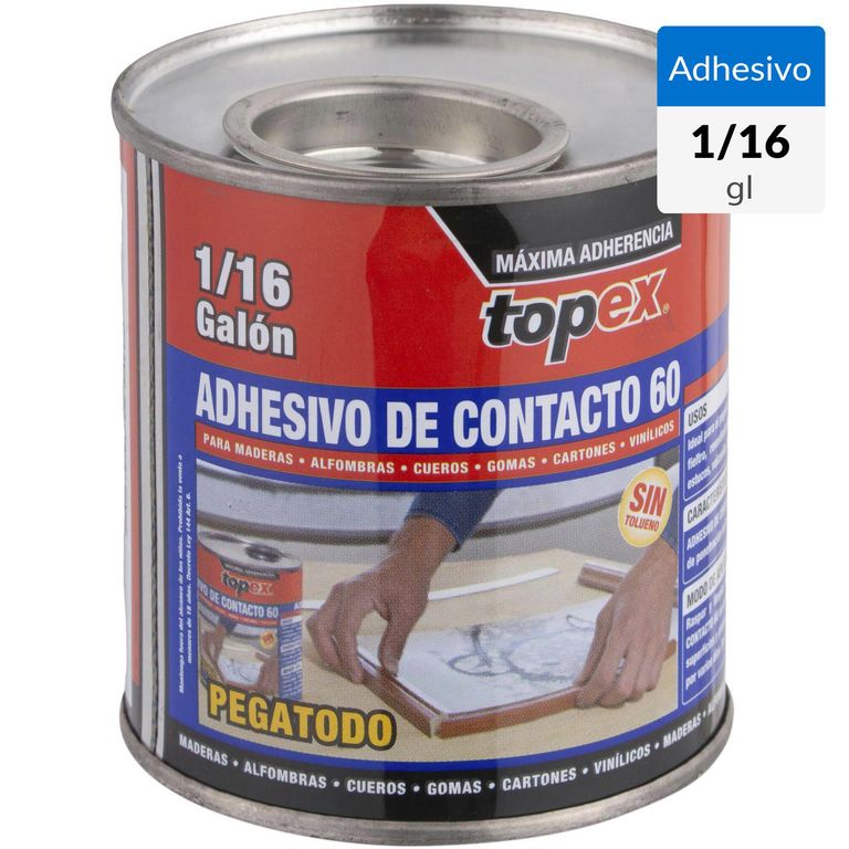 Adhesivo de contacto 1/16 gl