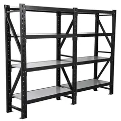 AUTORODEC - Estante Auto-P 8 Nivel(es) 232x180x50 cm Negro