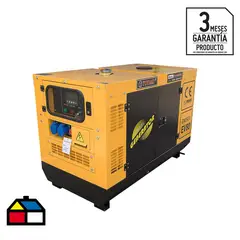 TOYAKI - Generador Eléctrico Insonorizado a Partida Manual 9000 W 30 l