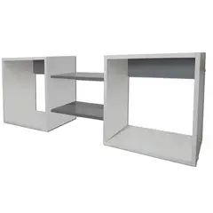 MUEBLES KIDS - Repisa Cubo Melamina 4 Nivel(es) 120x40x25 cm Grafito