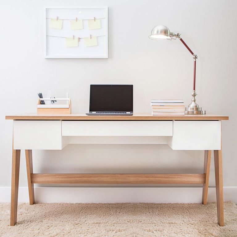 Escritorio 77,5x60x150 cm MDF blanco