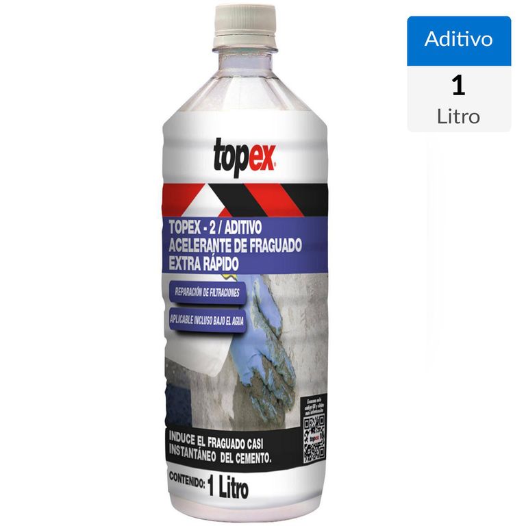 Acelerante Fraguado Extra Rápido 1 Litro Para Cemento Reparación Filtraciones