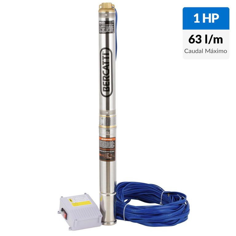 Bomba pozo profundo 3" 1 HP