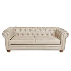 LATAM HOME - Sofa Florencia 3C Cuero