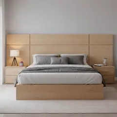 DECOCASA - Respaldo 120x300x8 cm nogal