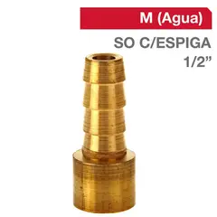 GRIFESA - Cachimba Bronce SO C/ESPIGA 1/2" x 1/2" 1u